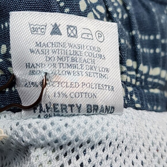 NWT Faherty Men's Blue Swim Beacon Trunks Size S - Picture 8 of 13